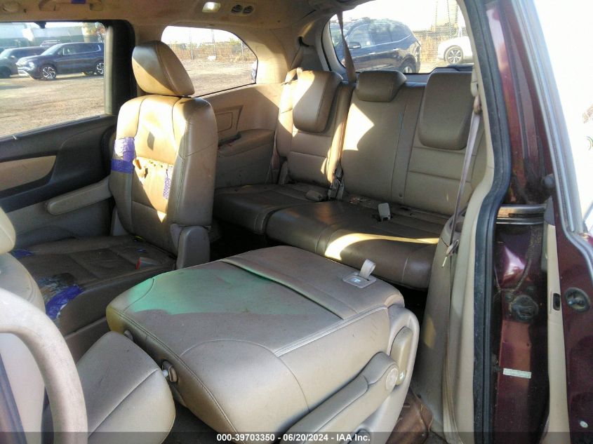 2011 Honda Odyssey Ex-L VIN: 5FNRL5H65BB058212 Lot: 39703350