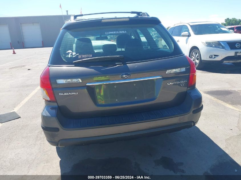2007 Subaru Outback 2.5I Limited VIN: 4S4BP62C977324592 Lot: 39703359