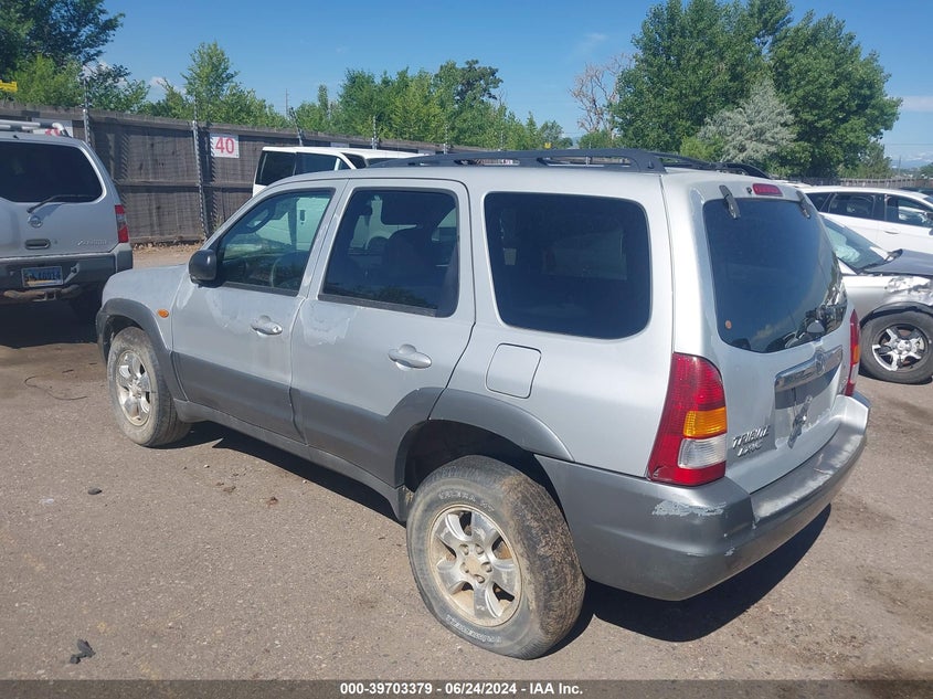 2002 Mazda Tribute Es V6/Lx V6 VIN: 4F2YU08152KM01698 Lot: 39703379