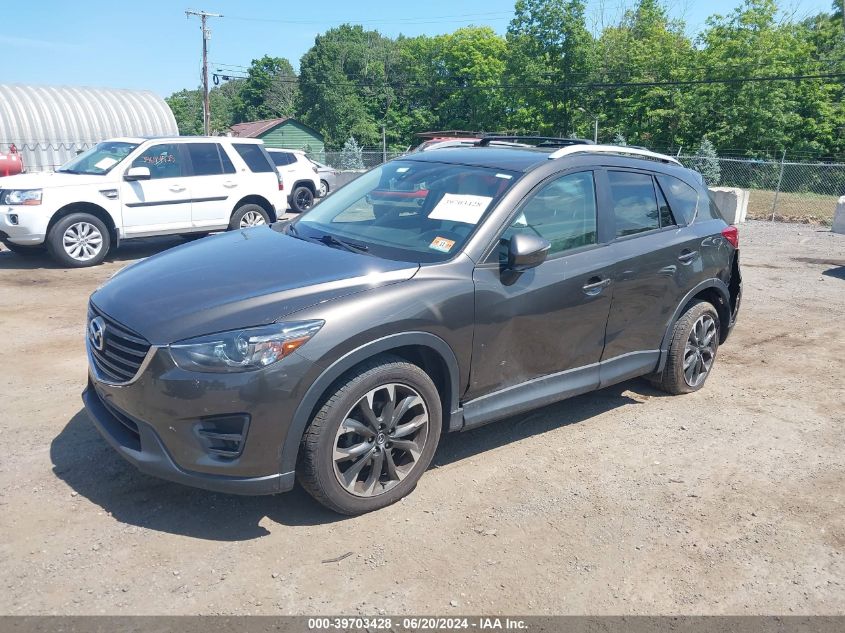 2016 Mazda Cx-5 Grand Touring VIN: JM3KE4DY2G0705000 Lot: 39703428