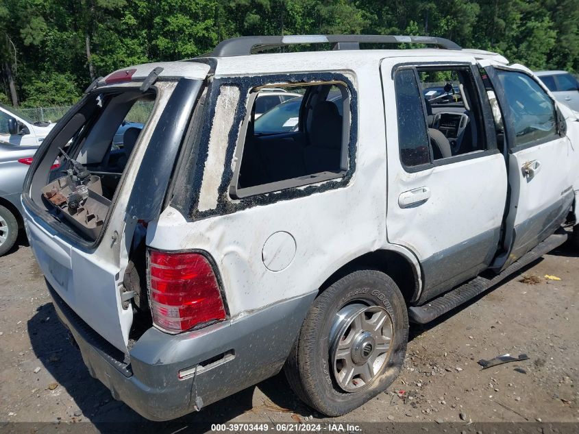 2002 Mercury Mountaineer VIN: 4M2ZU66E52UJ13885 Lot: 39703449