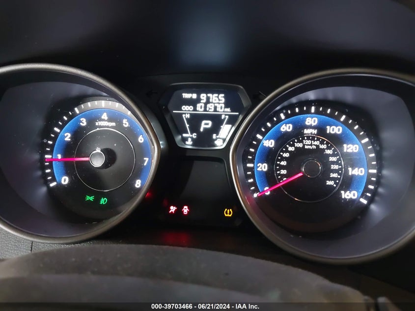 2012 Hyundai Elantra Limited VIN: 5NPDH4AE0CH119881 Lot: 39703466