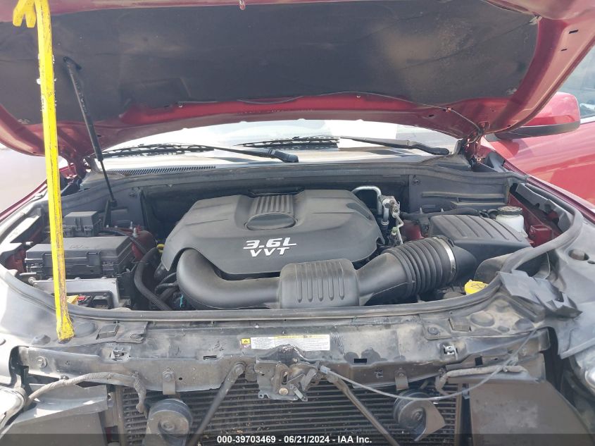 2013 Dodge Durango Sxt VIN: 1C4RDHAG5DC539756 Lot: 39703469