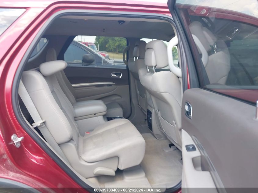 2013 Dodge Durango Sxt VIN: 1C4RDHAG5DC539756 Lot: 39703469
