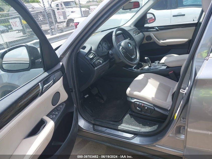 2017 BMW X3 Sdrive28I VIN: 5UXWZ7C32H0V93286 Lot: 39703482