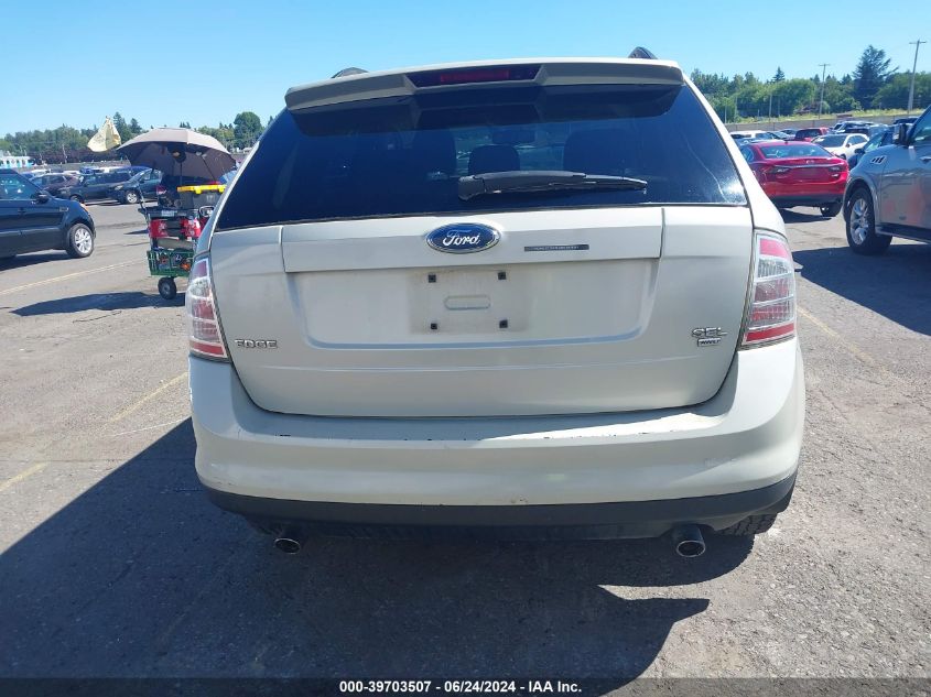 2007 Ford Edge Sel Plus VIN: 2FMDK49C67BA72888 Lot: 39703507