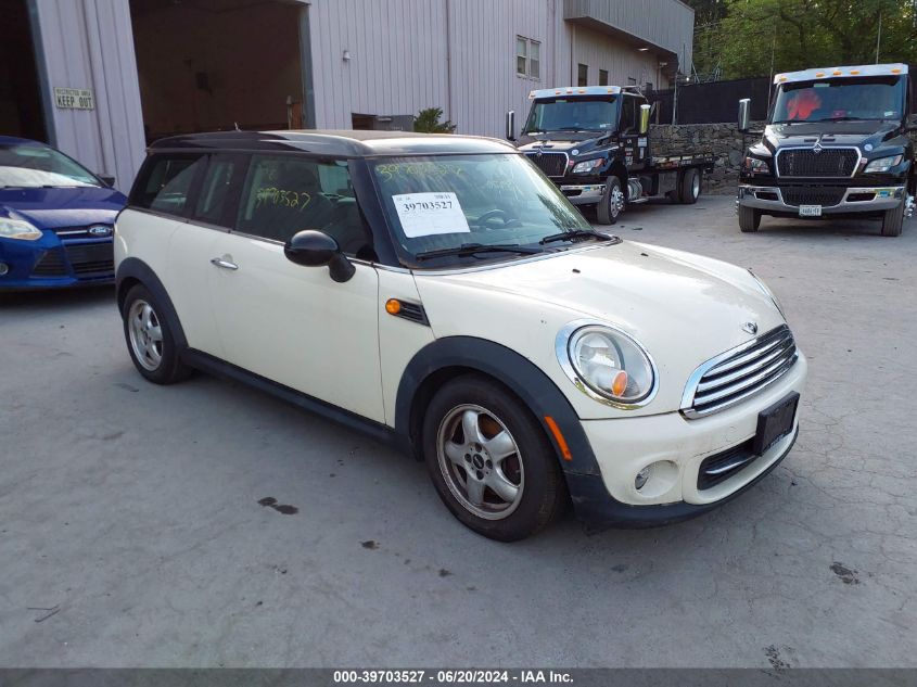 2011 Mini Cooper Clubman VIN: WMWZF3C56BTY00167 Lot: 39703527