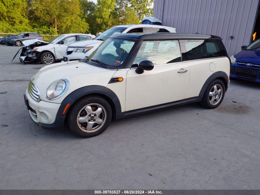 2011 Mini Cooper Clubman VIN: WMWZF3C56BTY00167 Lot: 39703527