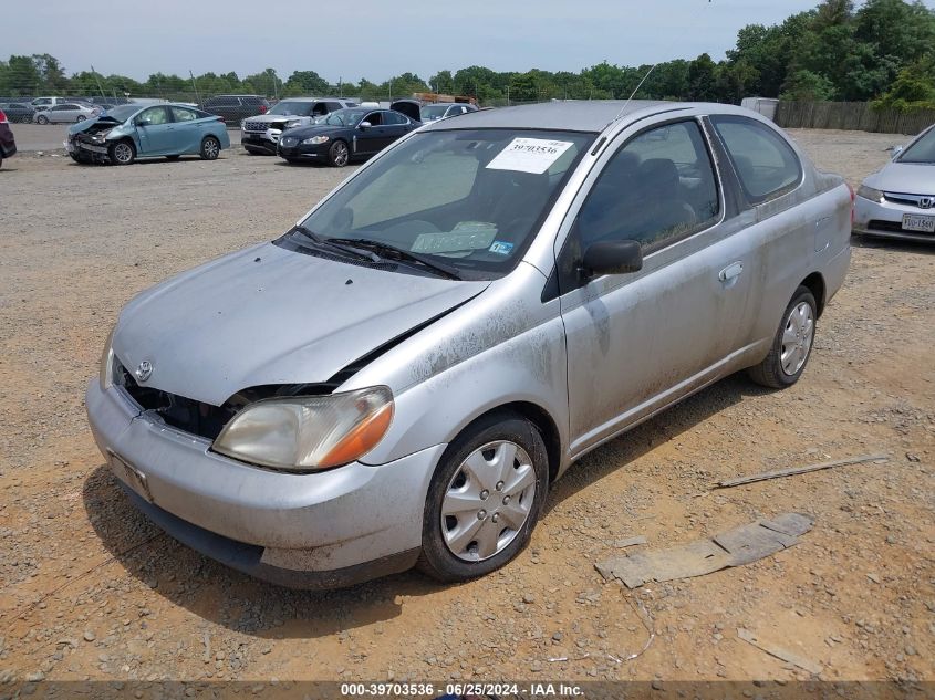 2002 Toyota Echo VIN: JTDAT123X20245917 Lot: 39703536