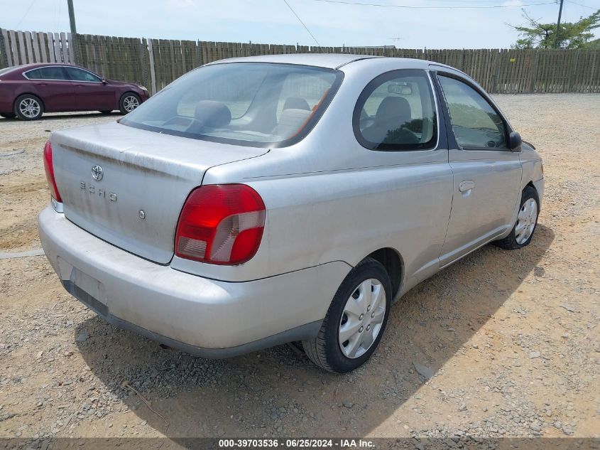 2002 Toyota Echo VIN: JTDAT123X20245917 Lot: 39703536