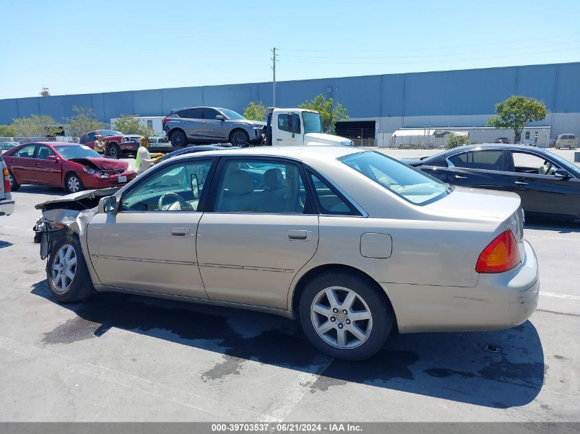 2000 Toyota Avalon Xls VIN: 4T1BF28B0YU022508 Lot: 39703537