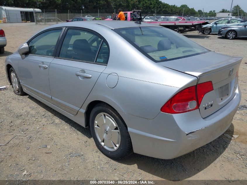 JHMFA36216S005480 | 2006 HONDA CIVIC HYBRID