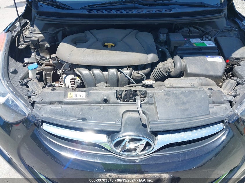 2013 Hyundai Elantra Gls VIN: KMHDH4AE9DU858556 Lot: 39703573