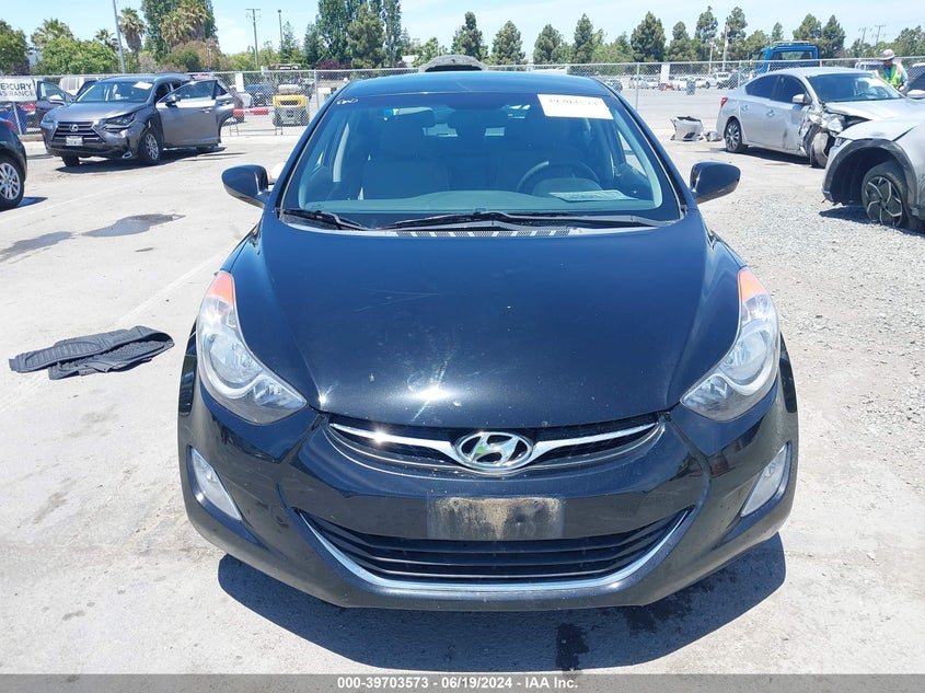 2013 Hyundai Elantra Gls VIN: KMHDH4AE9DU858556 Lot: 39703573