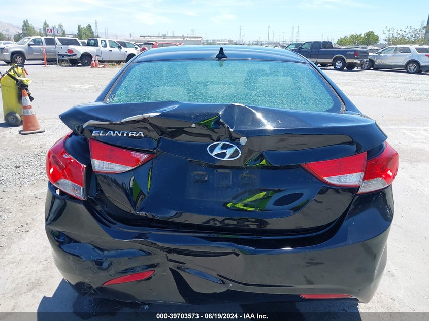 2013 Hyundai Elantra Gls VIN: KMHDH4AE9DU858556 Lot: 39703573