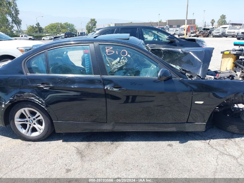 2008 BMW 328I VIN: WBAVC53558FZ83040 Lot: 39703586