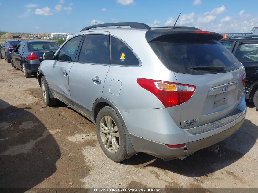 2012 Hyundai Veracruz Gls/Limited VIN: KM8NU4CC9CU186055 Lot: 39703624