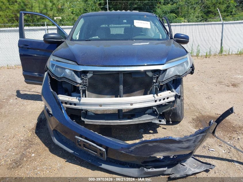 2016 Honda Pilot Exl VIN: 5FNYF6H56GB009589 Lot: 39703626