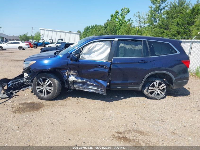 2016 Honda Pilot Exl VIN: 5FNYF6H56GB009589 Lot: 39703626