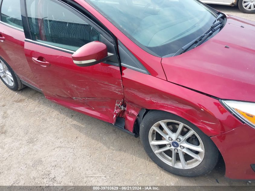 2015 Ford Focus Se VIN: 1FADP3F20FL355447 Lot: 39703629