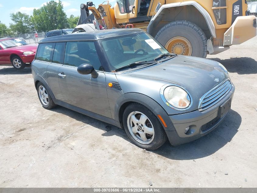 2010 Mini Cooper Clubman Base (M6) VIN: WMWML3C58ATX38174 Lot: 39703686