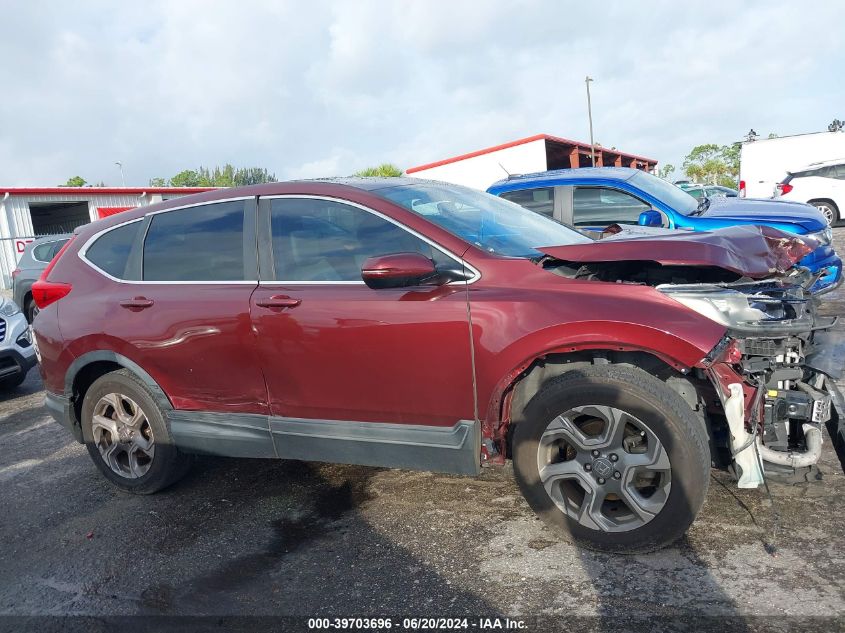 2017 Honda Cr-V Exl VIN: 7FARW1H80HE012351 Lot: 39703696