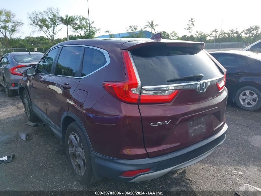 2017 Honda Cr-V Exl VIN: 7FARW1H80HE012351 Lot: 39703696