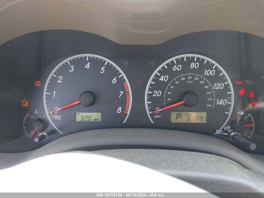 2010 Toyota Corolla Le VIN: 1NXBU4EE7AZ236627 Lot: 39703705