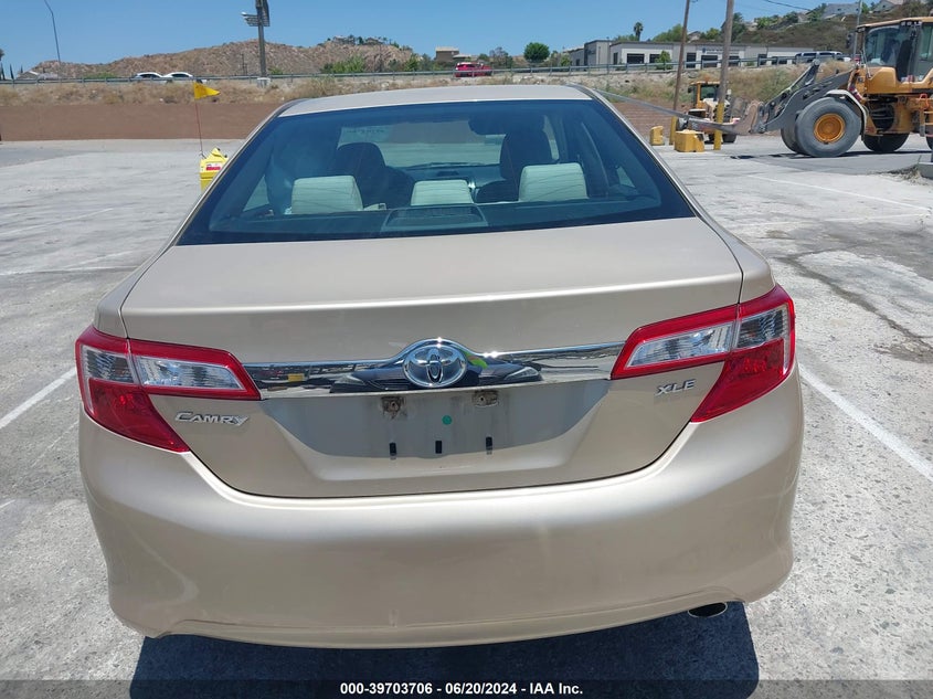 2012 Toyota Camry Xle VIN: 4T4BF1FK4CR173928 Lot: 39703706