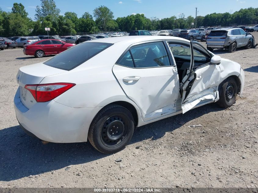 2016 TOYOTA COROLLA LE - 5YFBURHE7GP478787