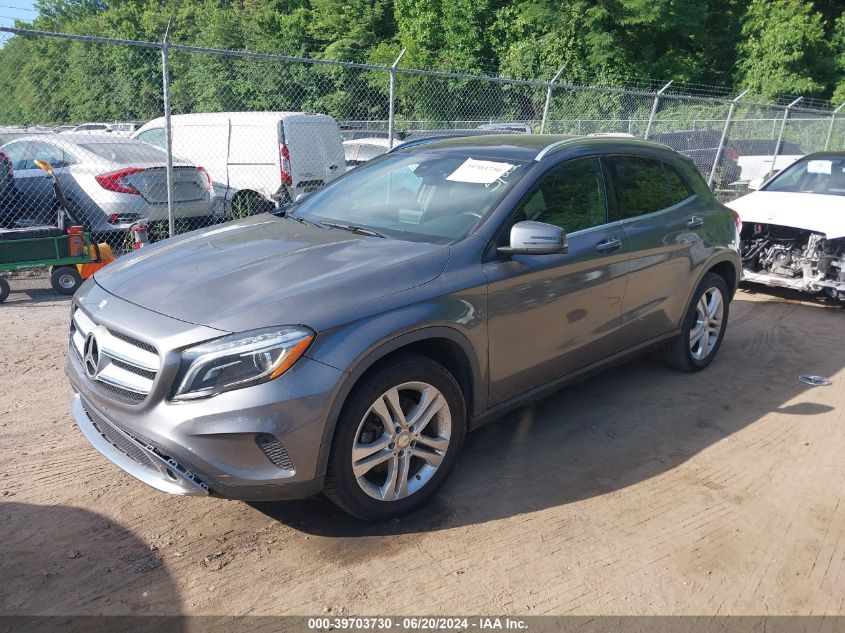 WDCTG4GB9GJ243411 2016 MERCEDES-BENZ GLA CLASS - Image 2