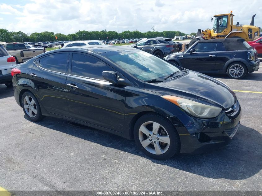 2013 Hyundai Elantra Gls VIN: 5NPDH4AE3DH436118 Lot: 39703745