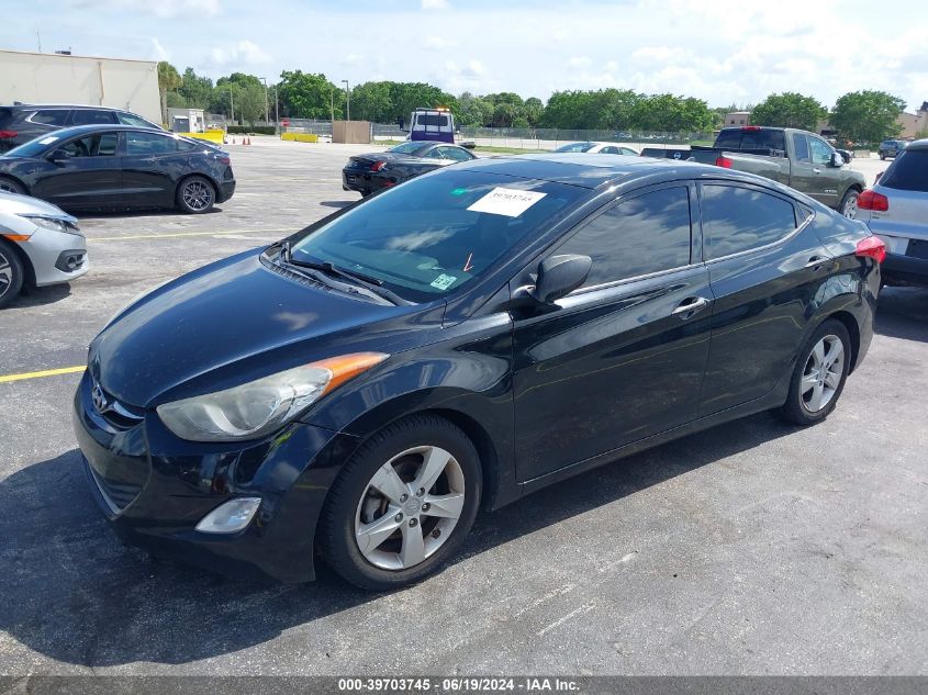 2013 Hyundai Elantra Gls VIN: 5NPDH4AE3DH436118 Lot: 39703745