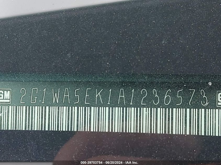 2010 Chevrolet Impala Ls VIN: 2G1WA5EK1A1236573 Lot: 39703754
