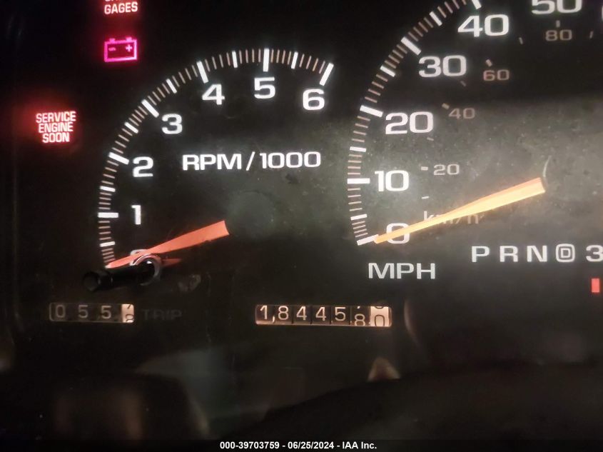 1997 GMC Suburban 1500 Sl VIN: 3GKFK16R1VG520330 Lot: 39703759