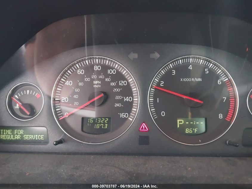 2004 Volvo S60 2.4 VIN: YV1RS61T742355037 Lot: 39703787