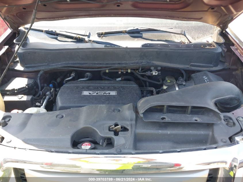 2009 Honda Pilot Ex VIN: 5FNYF484X9B023770 Lot: 39703789