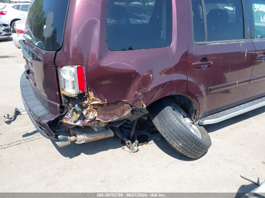 2009 Honda Pilot Ex VIN: 5FNYF484X9B023770 Lot: 39703789