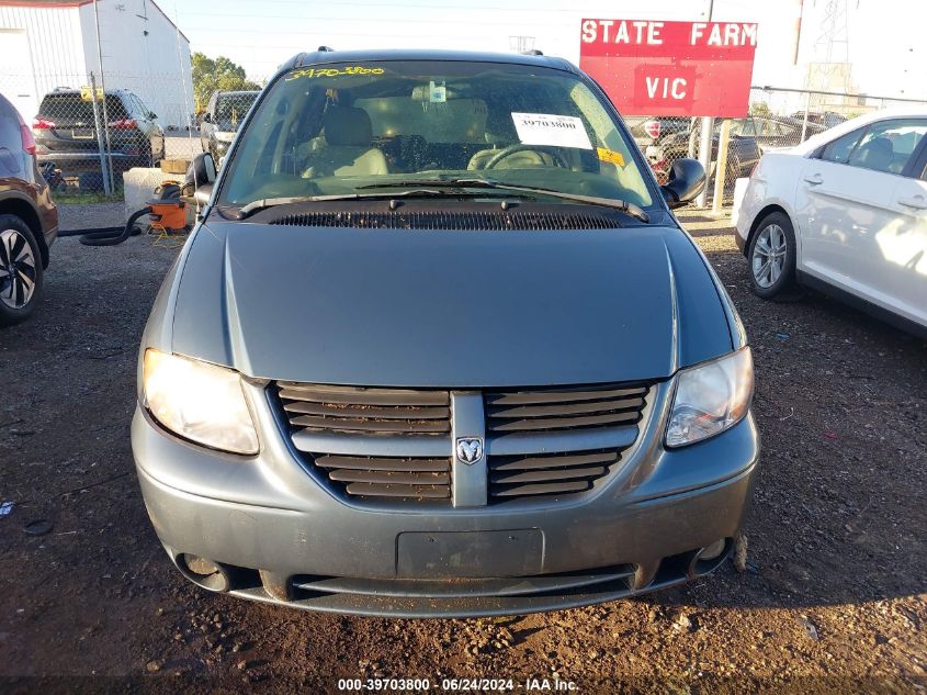 2007 Dodge Grand Caravan Sxt VIN: 2D4GP44L37R339246 Lot: 39703800