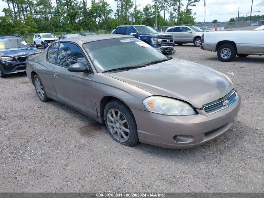 2G1WJ15K869227466 2006 Chevrolet Monte Carlo Ls