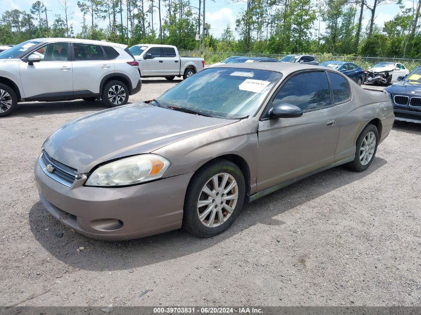 2006 Chevrolet Monte Carlo Ls VIN: 2G1WJ15K869227466 Lot: 39703831