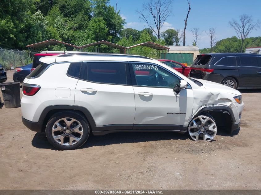 2021 Jeep Compass Limited VIN: 3C4NJCCB3MT522311 Lot: 39703848