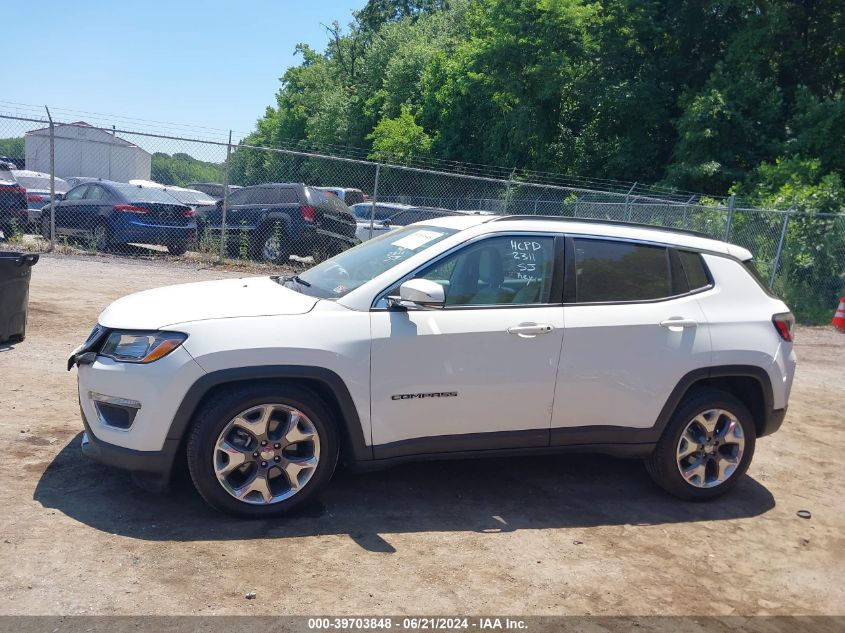 2021 Jeep Compass Limited VIN: 3C4NJCCB3MT522311 Lot: 39703848