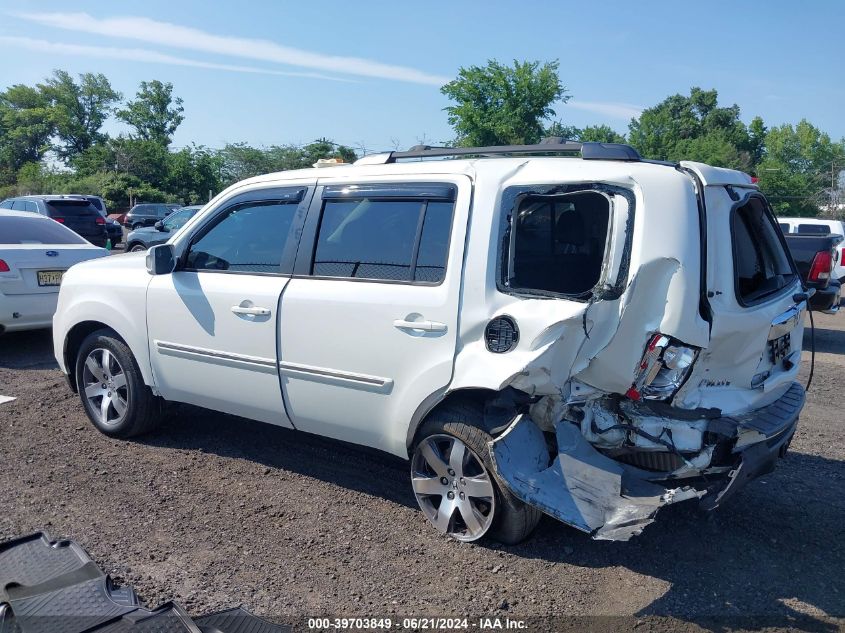 2013 Honda Pilot Touring VIN: 5FNYF4H98DB079145 Lot: 39703849