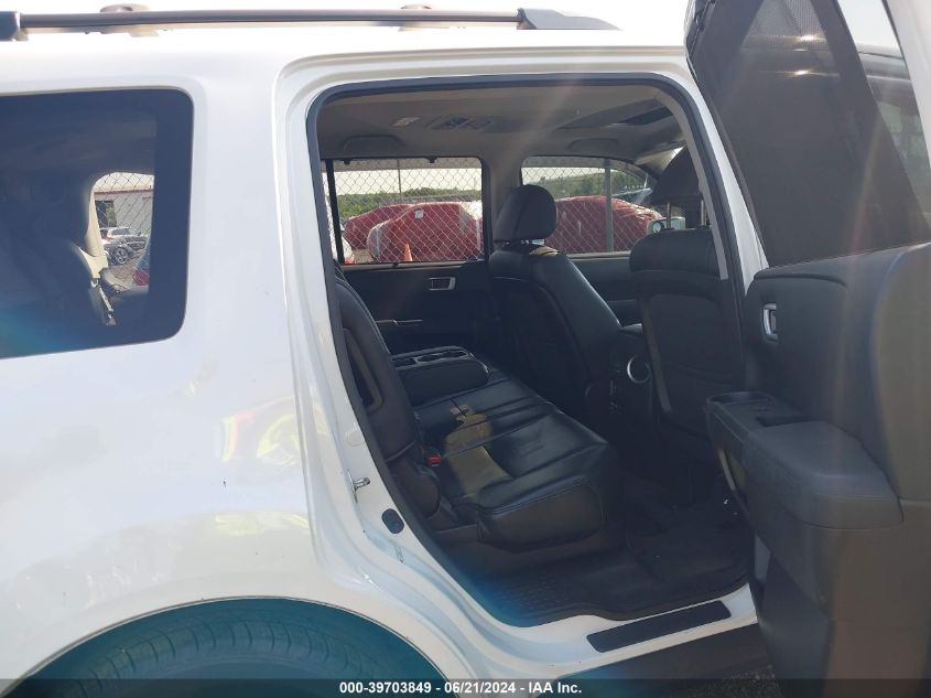 2013 Honda Pilot Touring VIN: 5FNYF4H98DB079145 Lot: 39703849