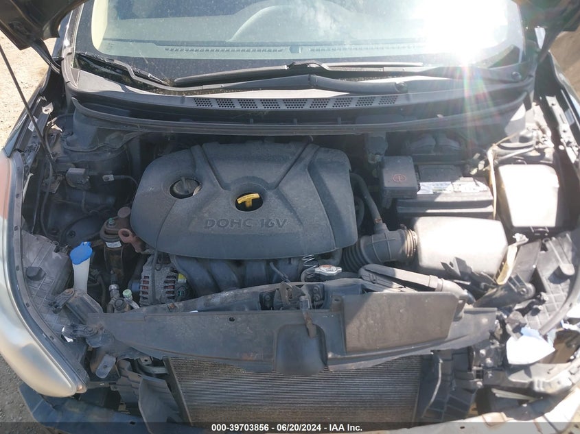 2012 Hyundai Elantra Gls (Ulsan Plant) VIN: KMHDH4AE4CU272474 Lot: 39703856