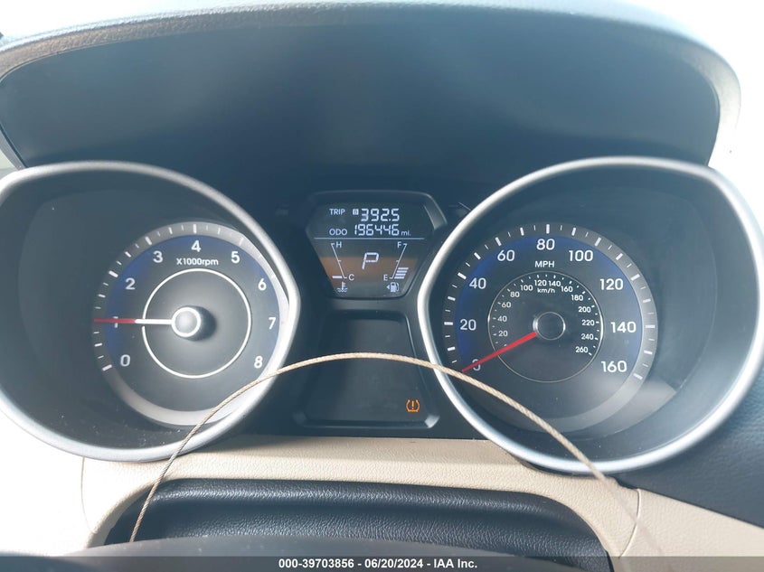 2012 Hyundai Elantra Gls (Ulsan Plant) VIN: KMHDH4AE4CU272474 Lot: 39703856