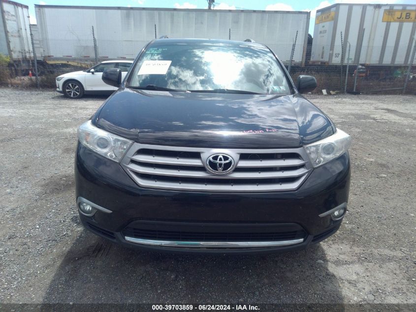 2013 Toyota Highlander Se V6 VIN: 5TDBK3EH8DS244095 Lot: 39703859