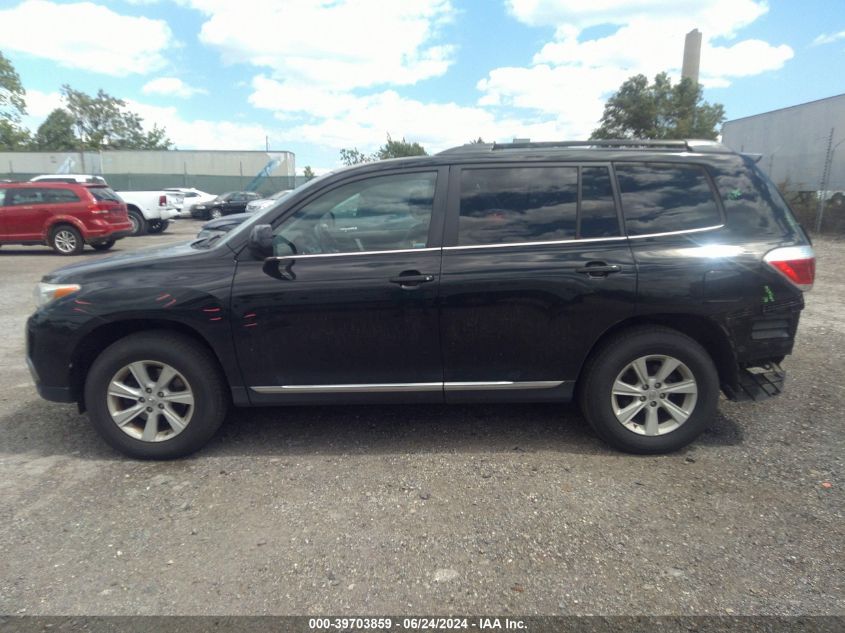 2013 Toyota Highlander Se V6 VIN: 5TDBK3EH8DS244095 Lot: 39703859