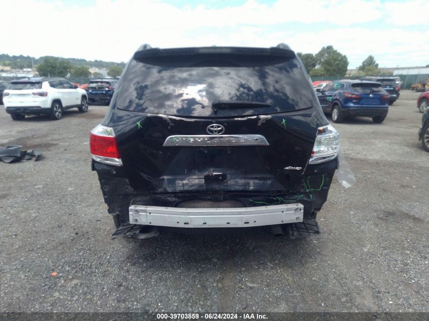 2013 Toyota Highlander Se V6 VIN: 5TDBK3EH8DS244095 Lot: 39703859